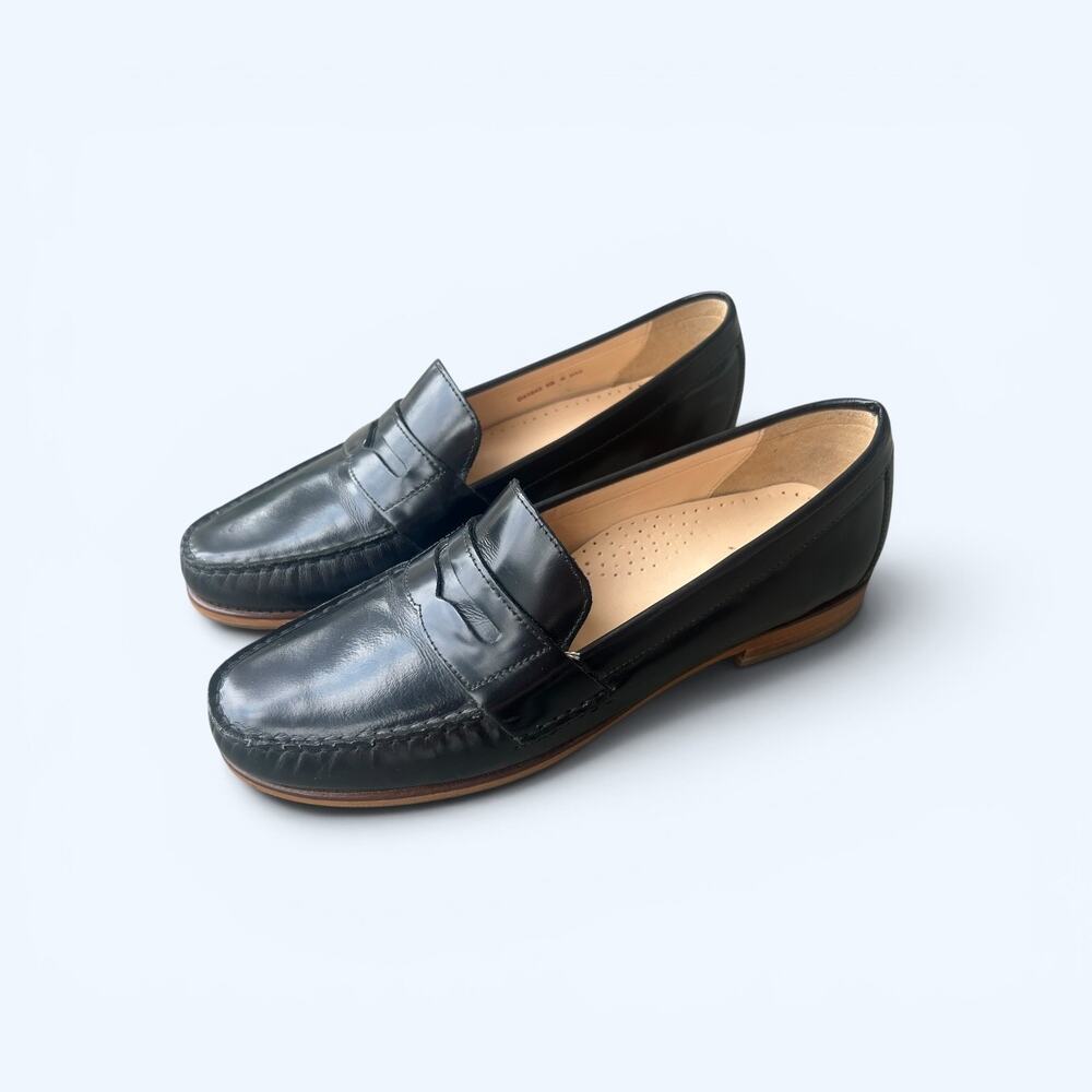 Cole Haan Black Leather Penny Loafers - Picture 13 of 13